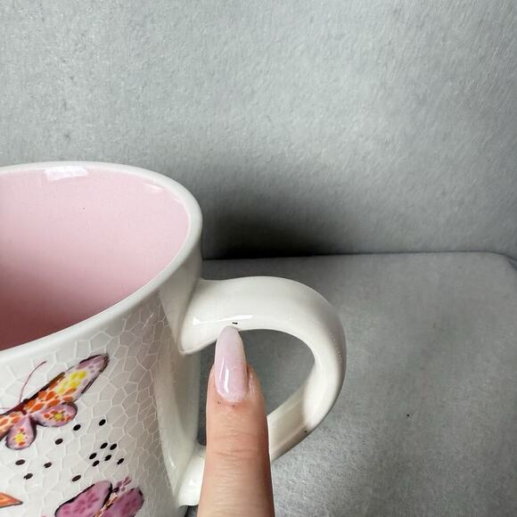 Seeds and Sunshine Floral Mosaic Pattern Coffee Mug Cup - Picture 7 of 9